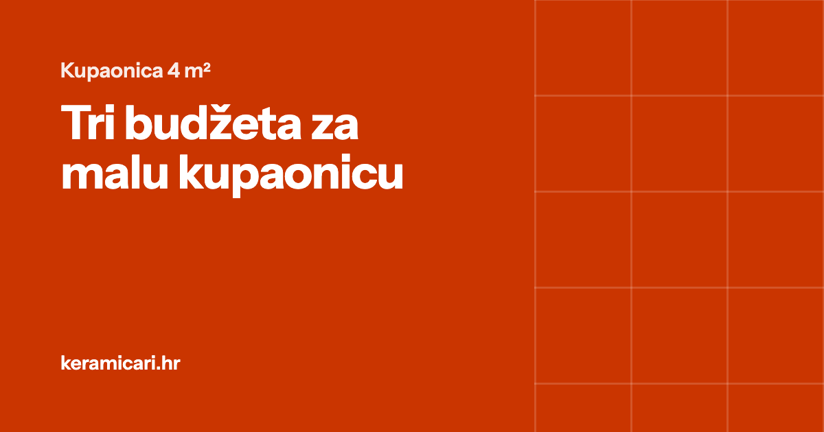 Adaptacija kupaonice od 4 m²: tri okvirna budžeta